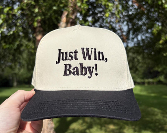 Just Win Baby Hat (Tan Cap)