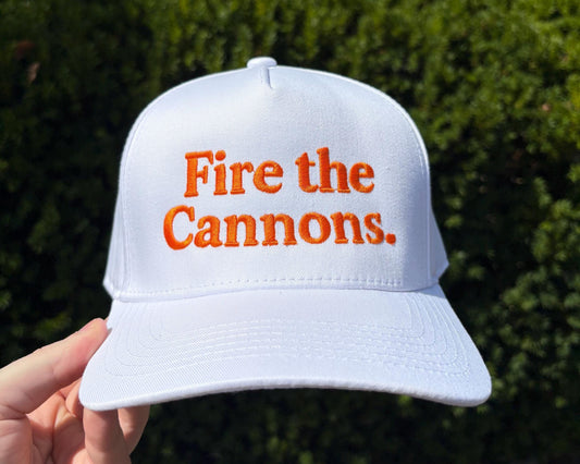 Fire the Cannons Hat (Orange)