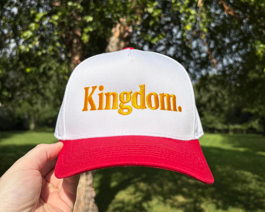 Kingdom Hat (Yellow - Red Brim)