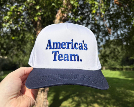 America's Team Hat (Royal - Navy Brim)